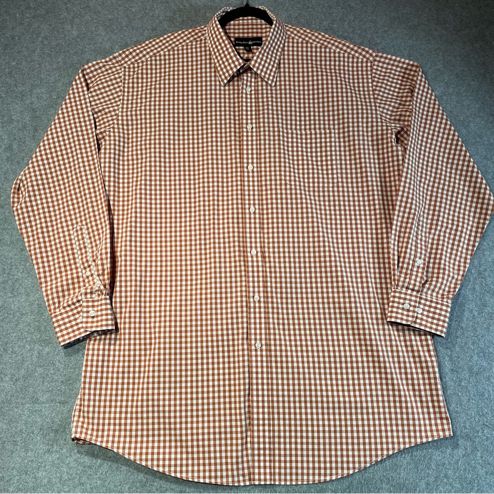 Beverly Hills Polo Club Long Sleeve Button Up Shirt Men’s Size XXL 18.5 38/39